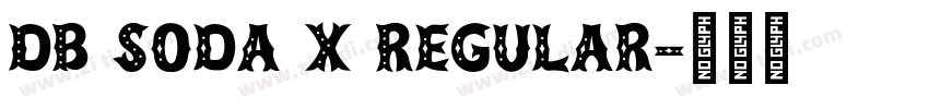 DB Soda X Regular字体转换